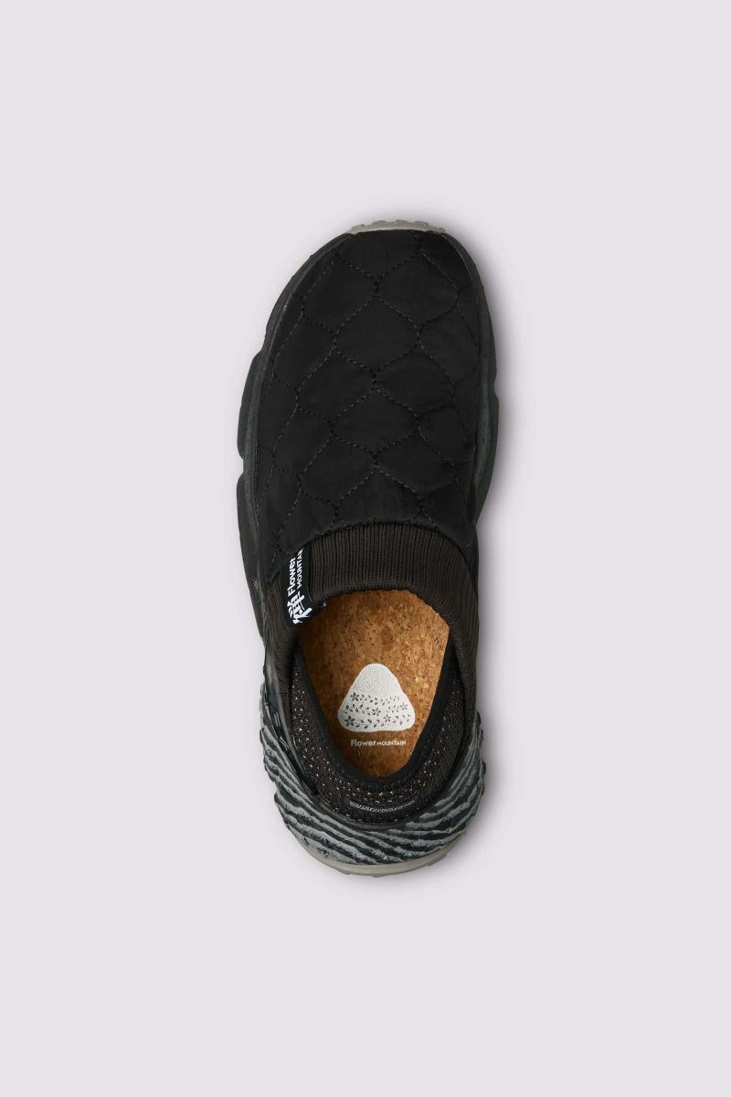 Basket Flower Mountain CAMP UNI Homme Noir | 825-LEKAUS