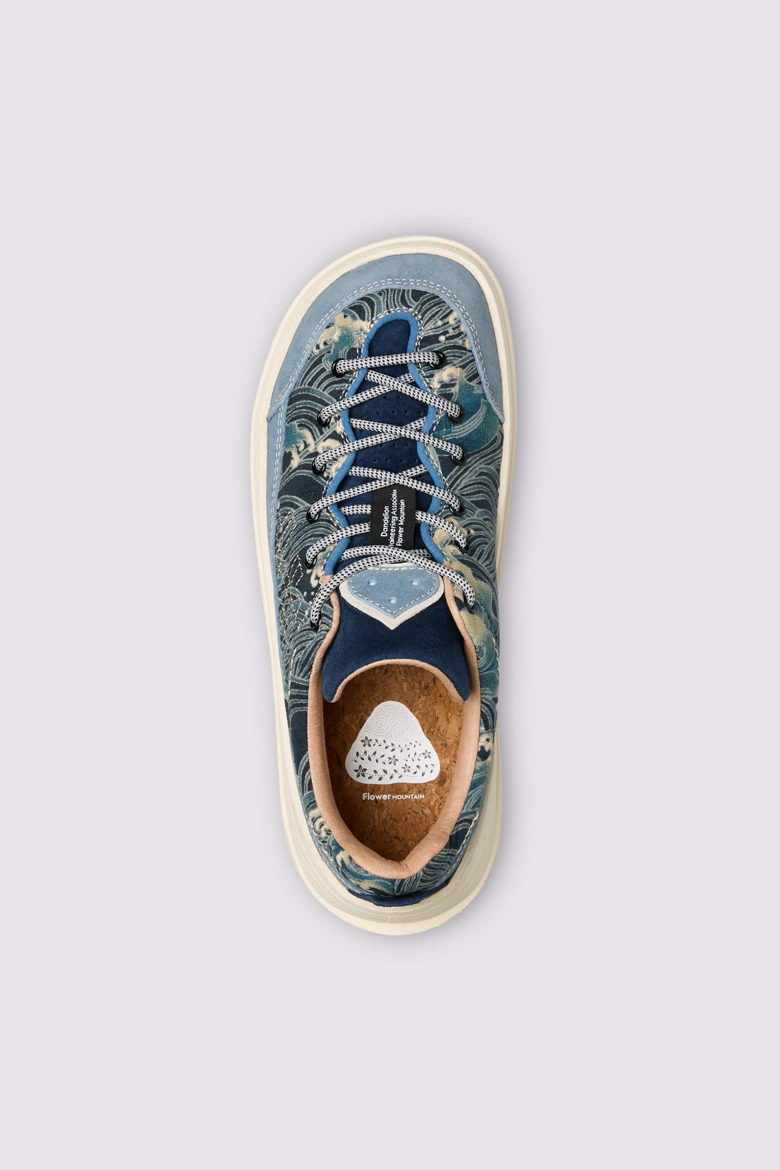 Basket Flower Mountain FAMI UNI Homme Bleu | 957-UCNIPW