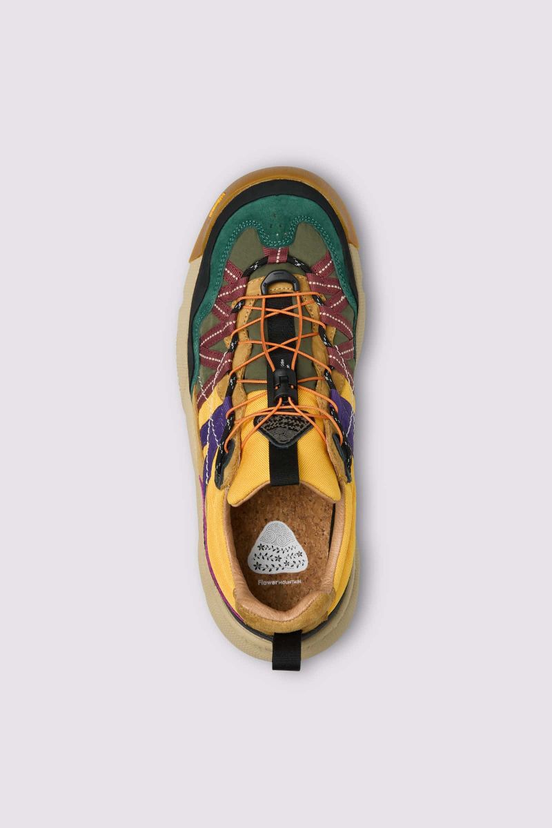 Basket Flower Mountain IWANO 2 UNI Homme Marron | 710-FECJNS