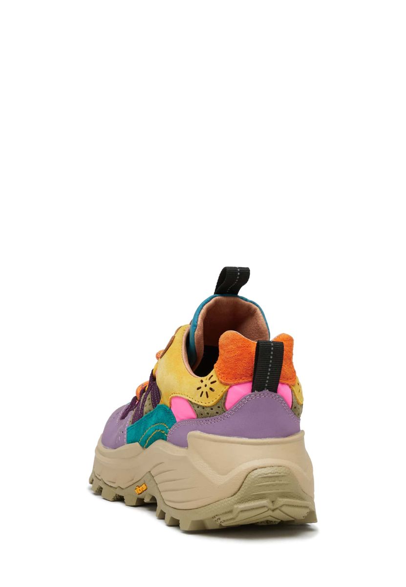 Basket Flower Mountain IWANO Femme Beige Vert | 068-AGOPUN