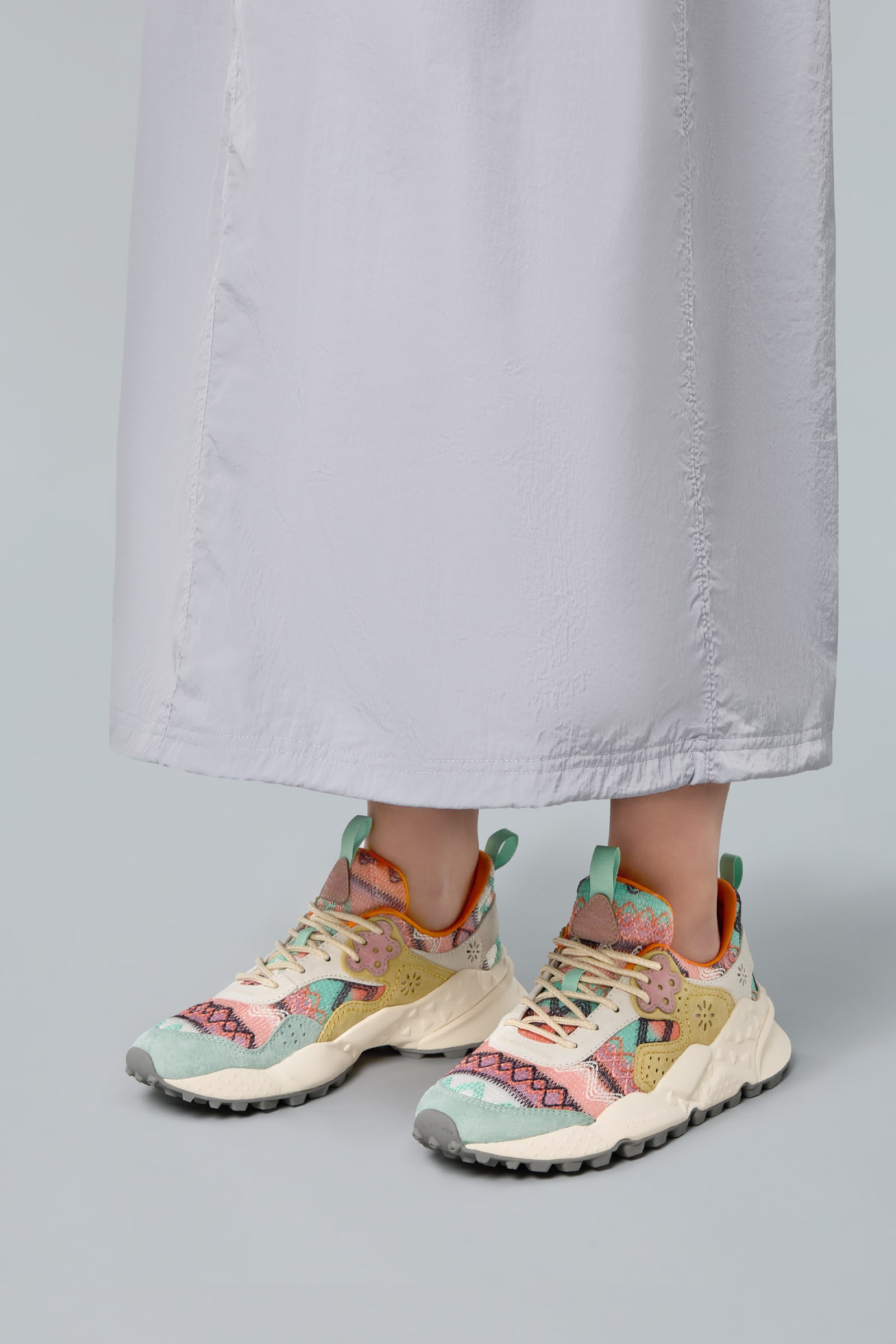 Basket Flower Mountain KOTETSU Femme Rose Vert | 657-UNYTRM