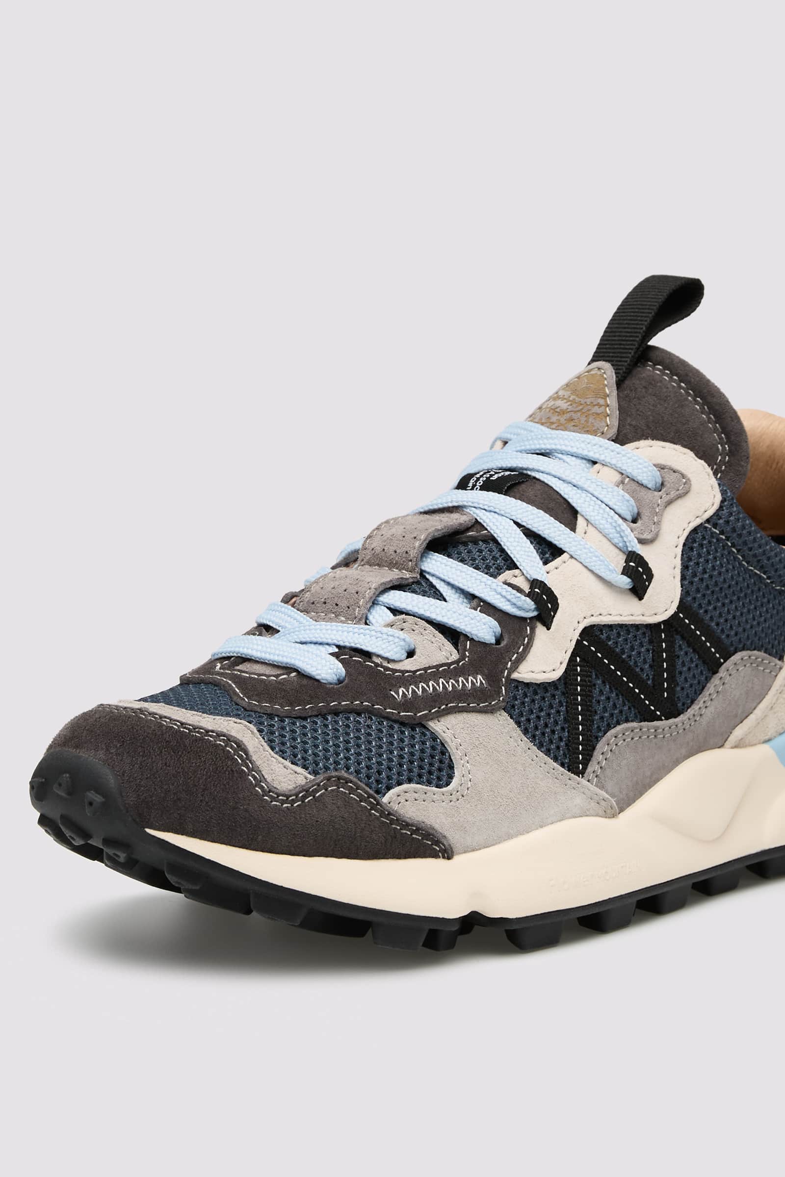 Basket Flower Mountain LENZAN Homme Grise | 305-FWKYUG