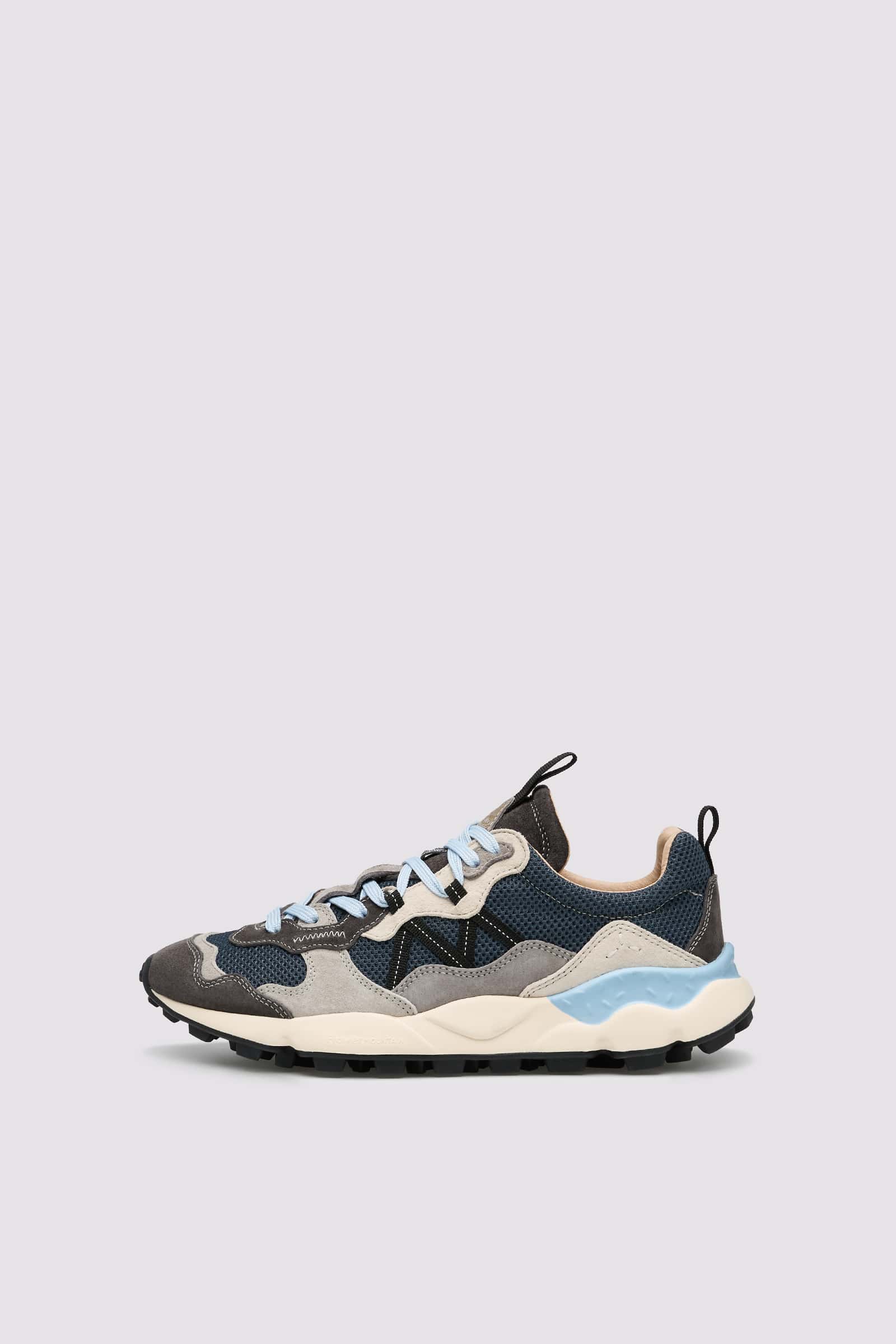 Basket Flower Mountain LENZAN Homme Grise | 305-FWKYUG