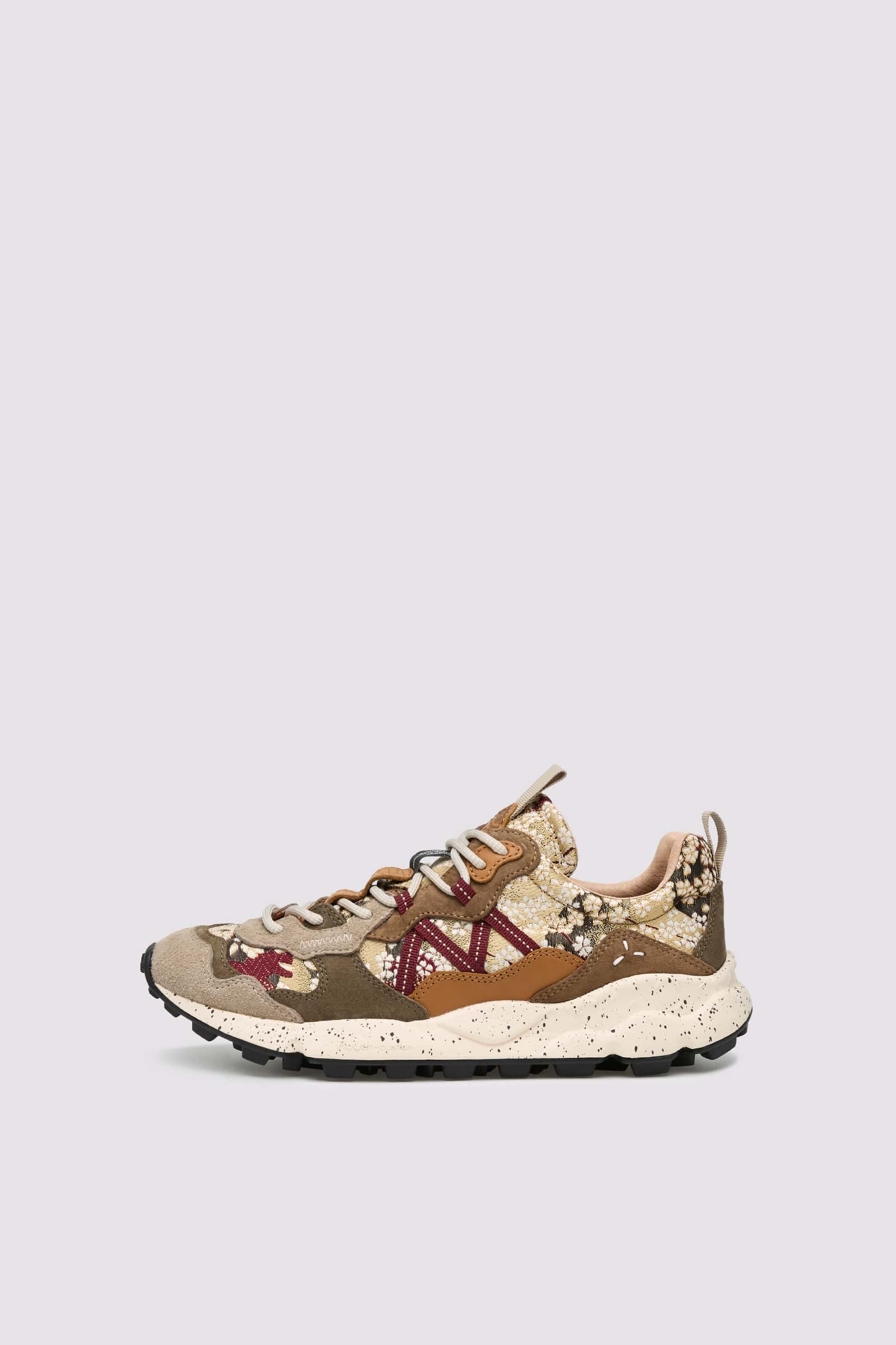 Basket Flower Mountain LENZAN UNI L.E. Femme Grise Clair | 183-NBSXJW