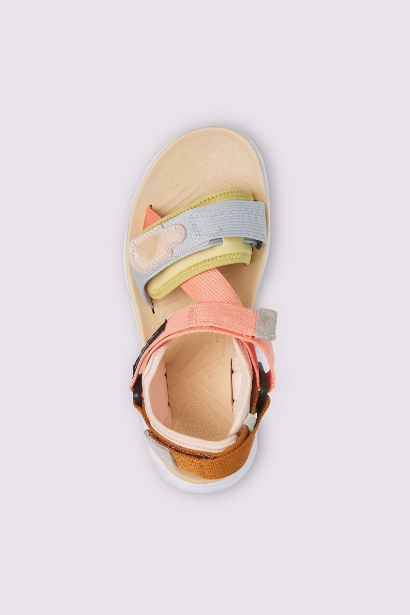 Basket Flower Mountain NAZCA 2 Femme Beige | 483-NWKJGE