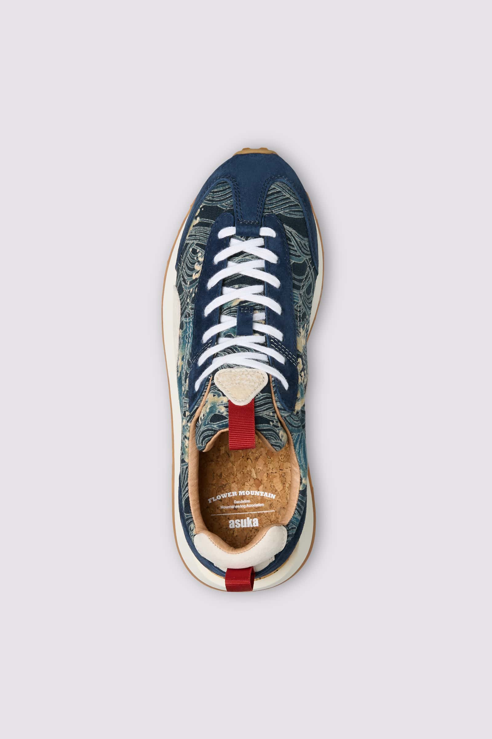 Basket Flower Mountain NEW ASUKA UNI Homme Bleu | 841-ZUVRXJ