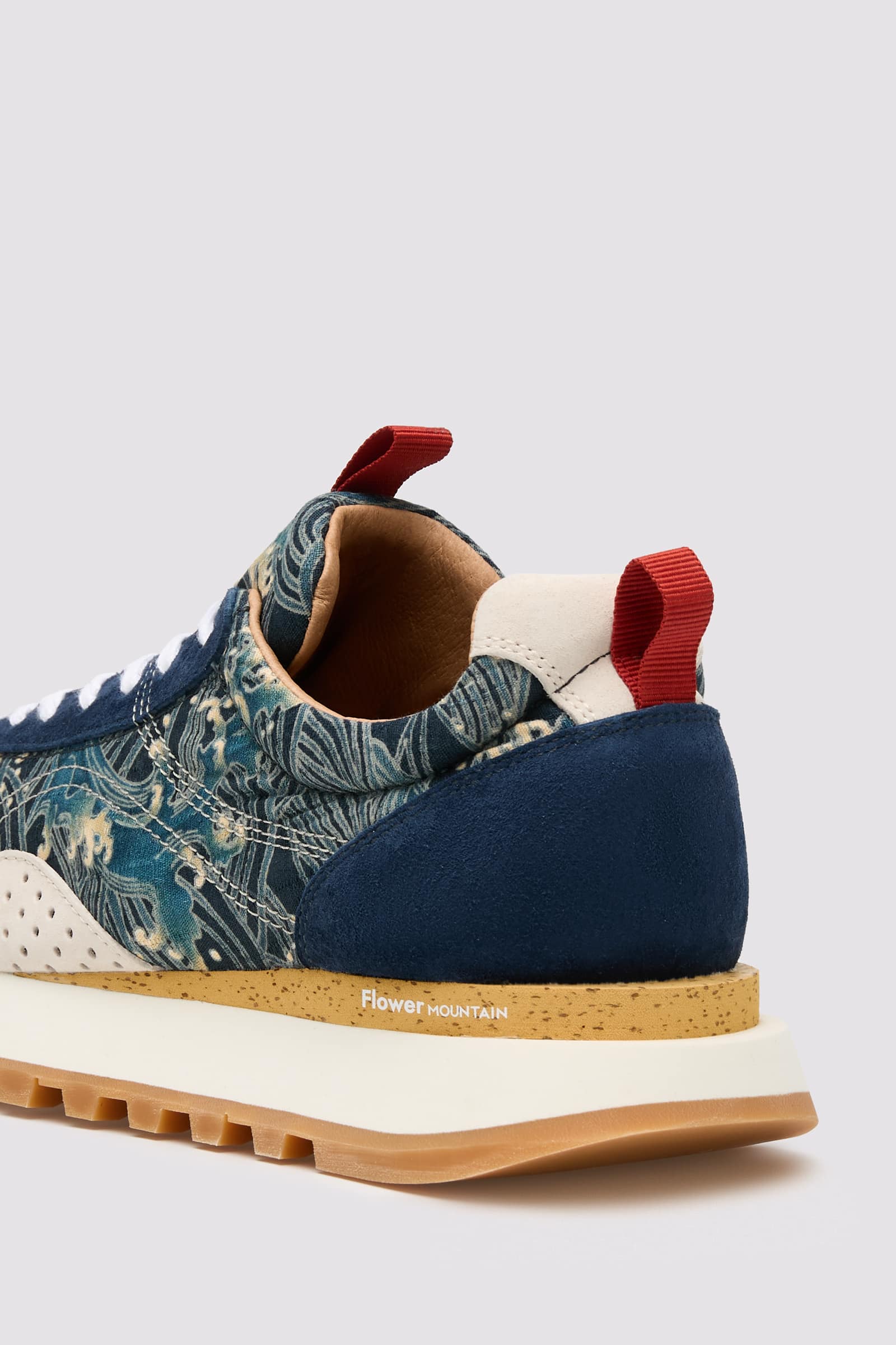Basket Flower Mountain NEW ASUKA UNI Homme Bleu | 841-ZUVRXJ