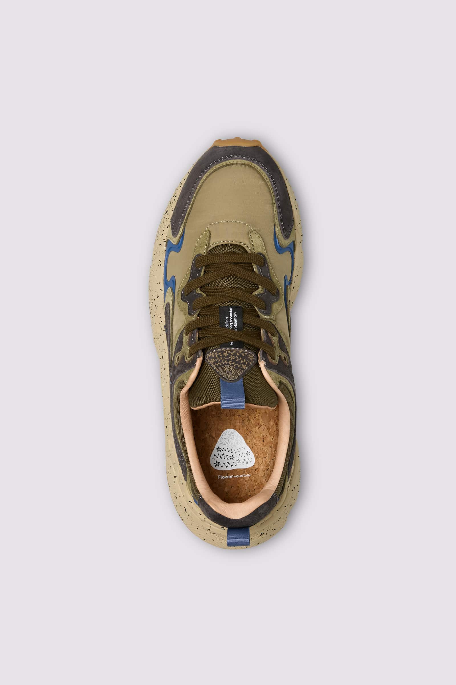 Basket Flower Mountain RULIS Homme Vert | 476-JIYHEK
