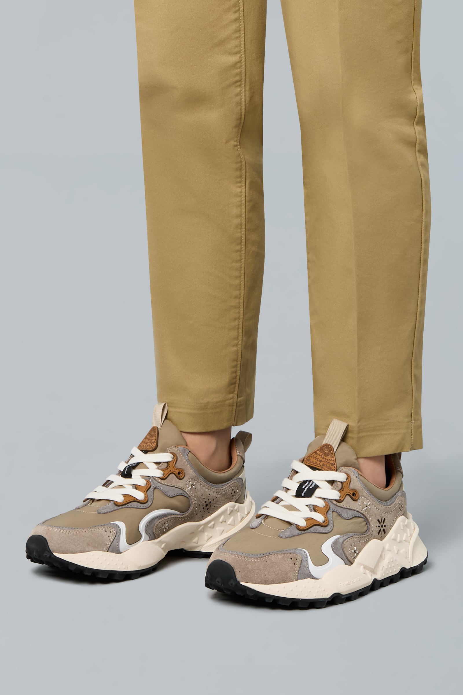Basket Flower Mountain RULIS UNI Femme Anthracite | 084-FUVELH