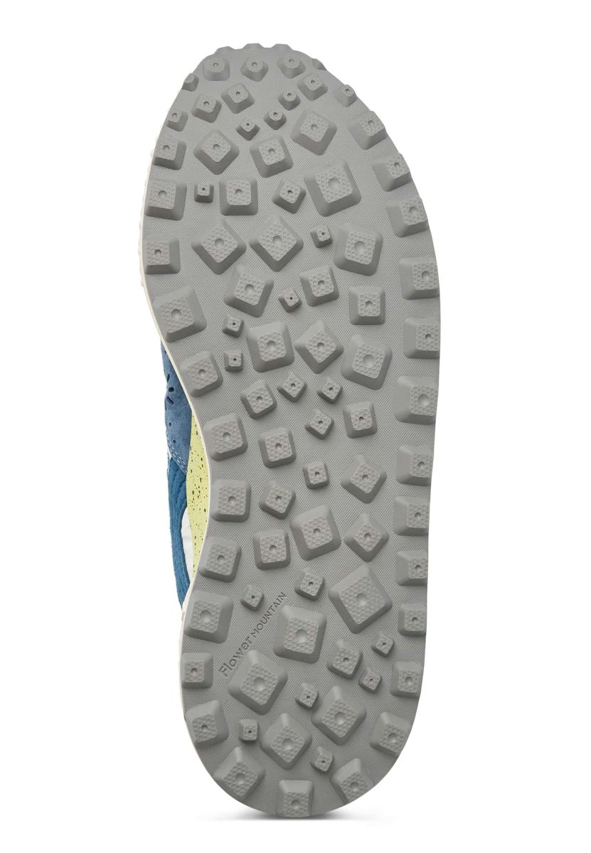 Basket Flower Mountain WASHI Homme Bleu Clair Blanche | 205-ZIMORW