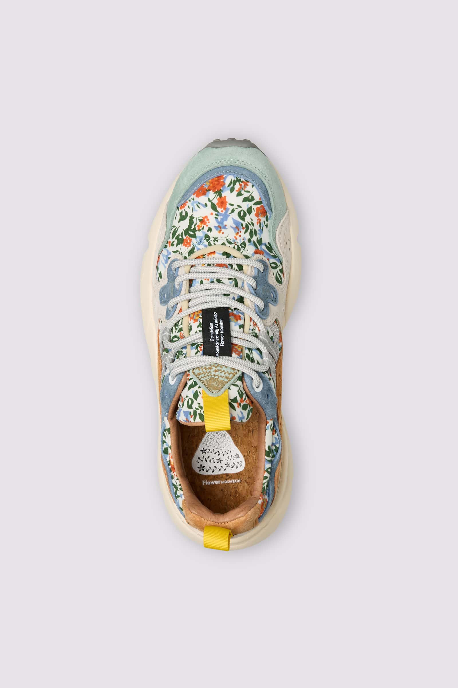 Basket Flower Mountain YAMANO 3 Femme Grise Clair | 958-KWPZJC