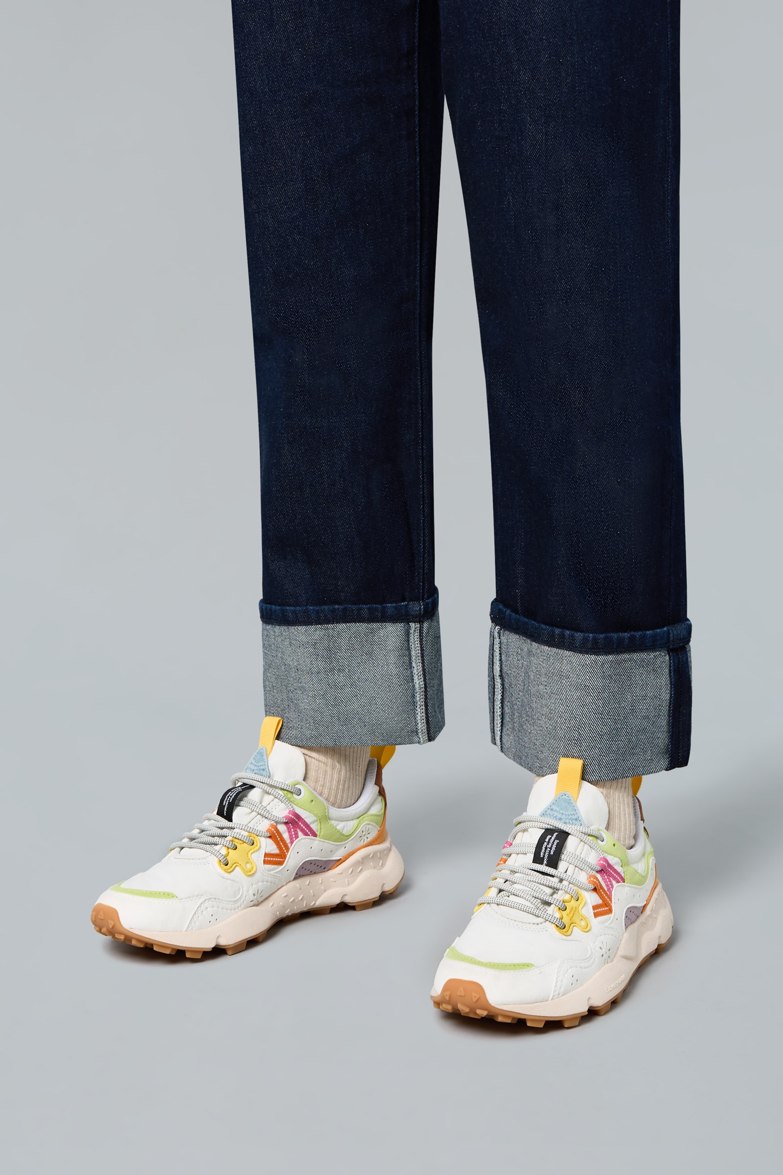 Basket Flower Mountain YAMANO 3 KAISO Femme Vert Blanche | 138-LRVWFE