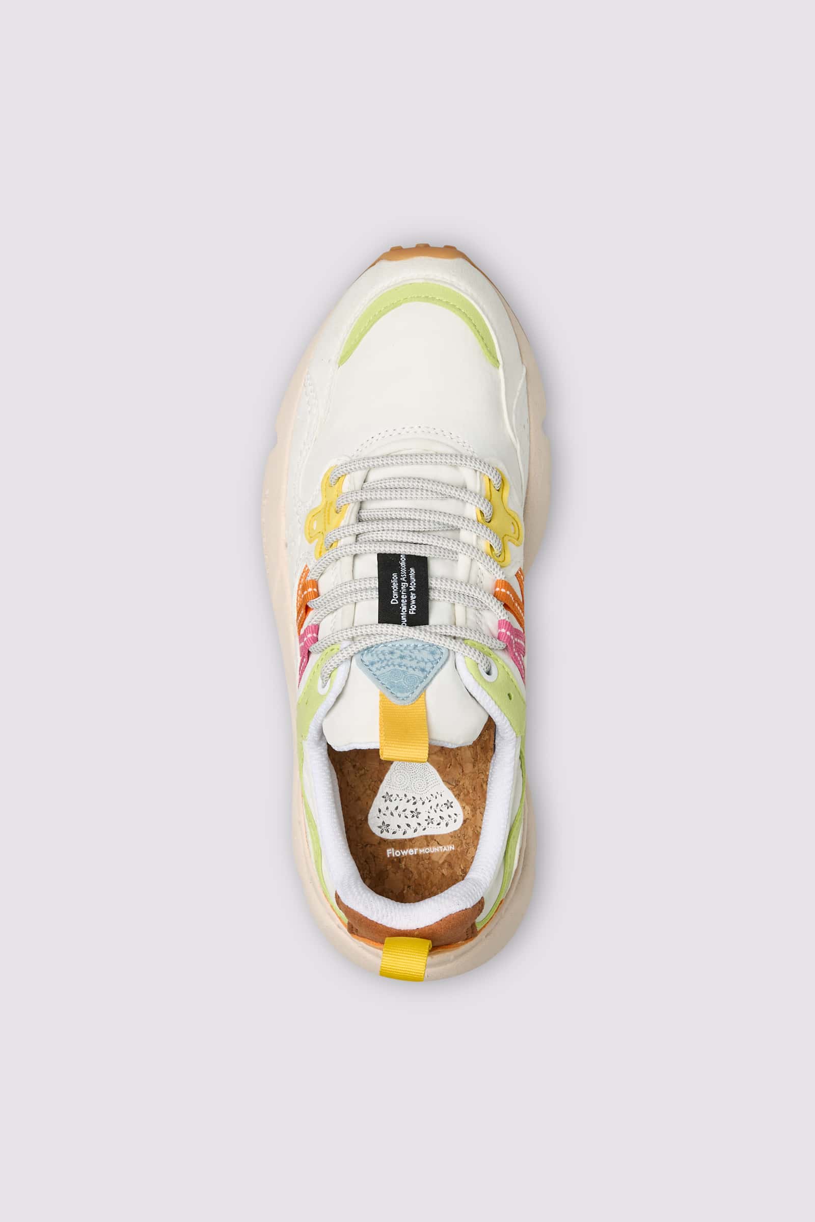 Basket Flower Mountain YAMANO 3 KAISO Femme Vert Blanche | 138-LRVWFE