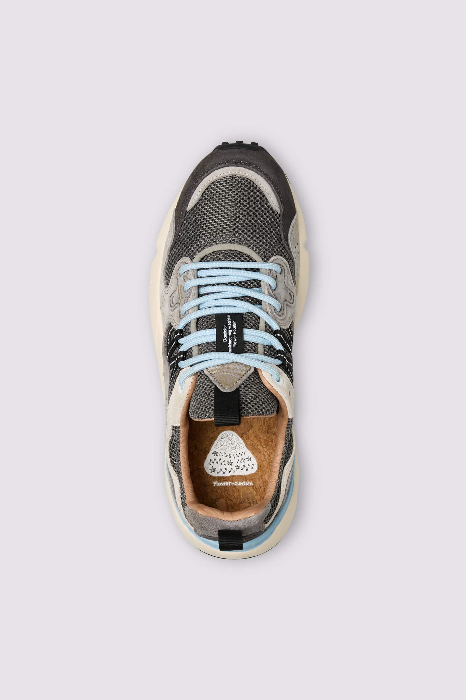 Basket Flower Mountain YAMANO 3 UNI Homme Anthracite | 024-MBSZYC