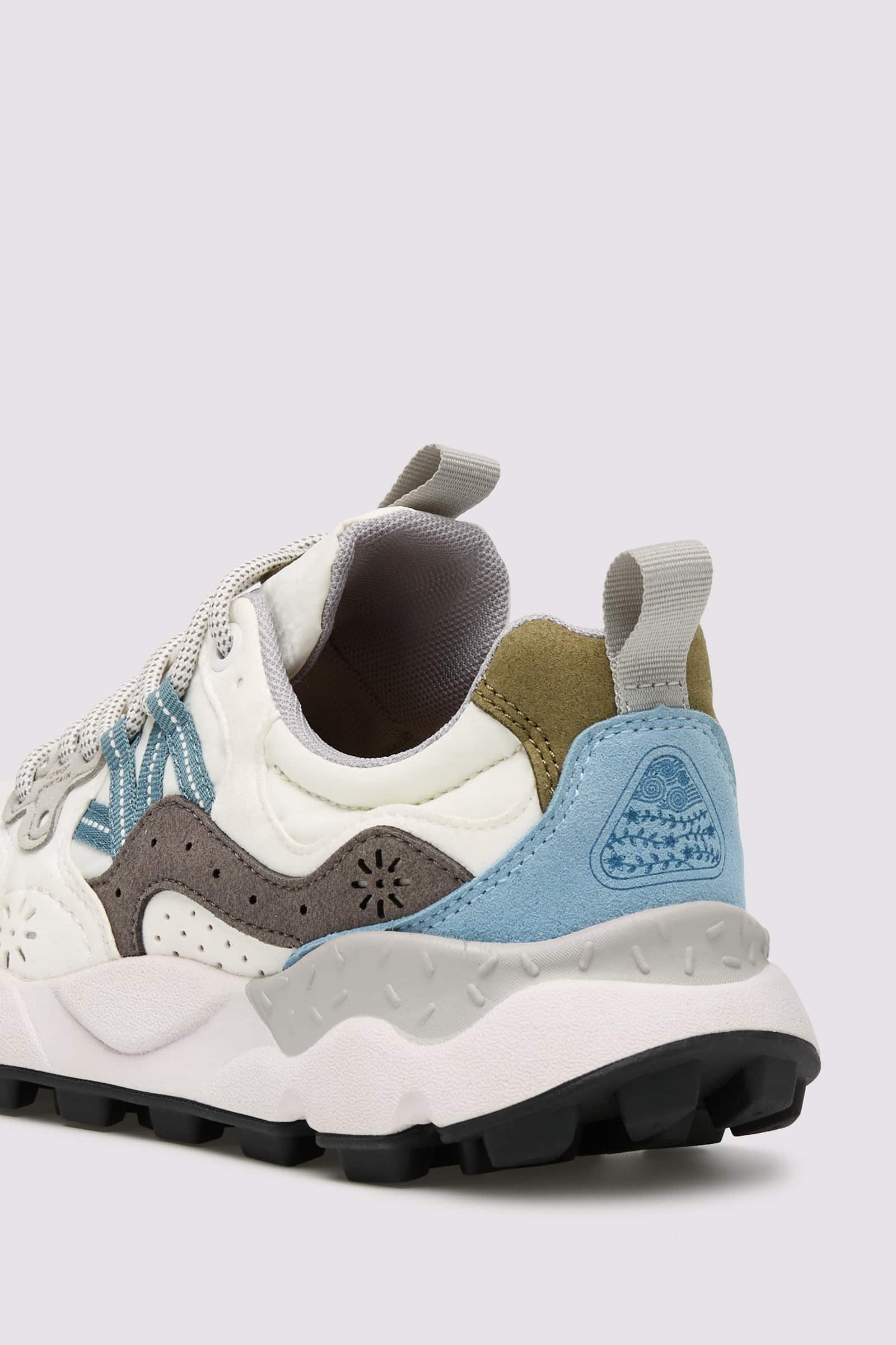 Basket Flower Mountain YAMANO 3 UNI KAISO Homme Blanche Grise | 824-IKHLRY