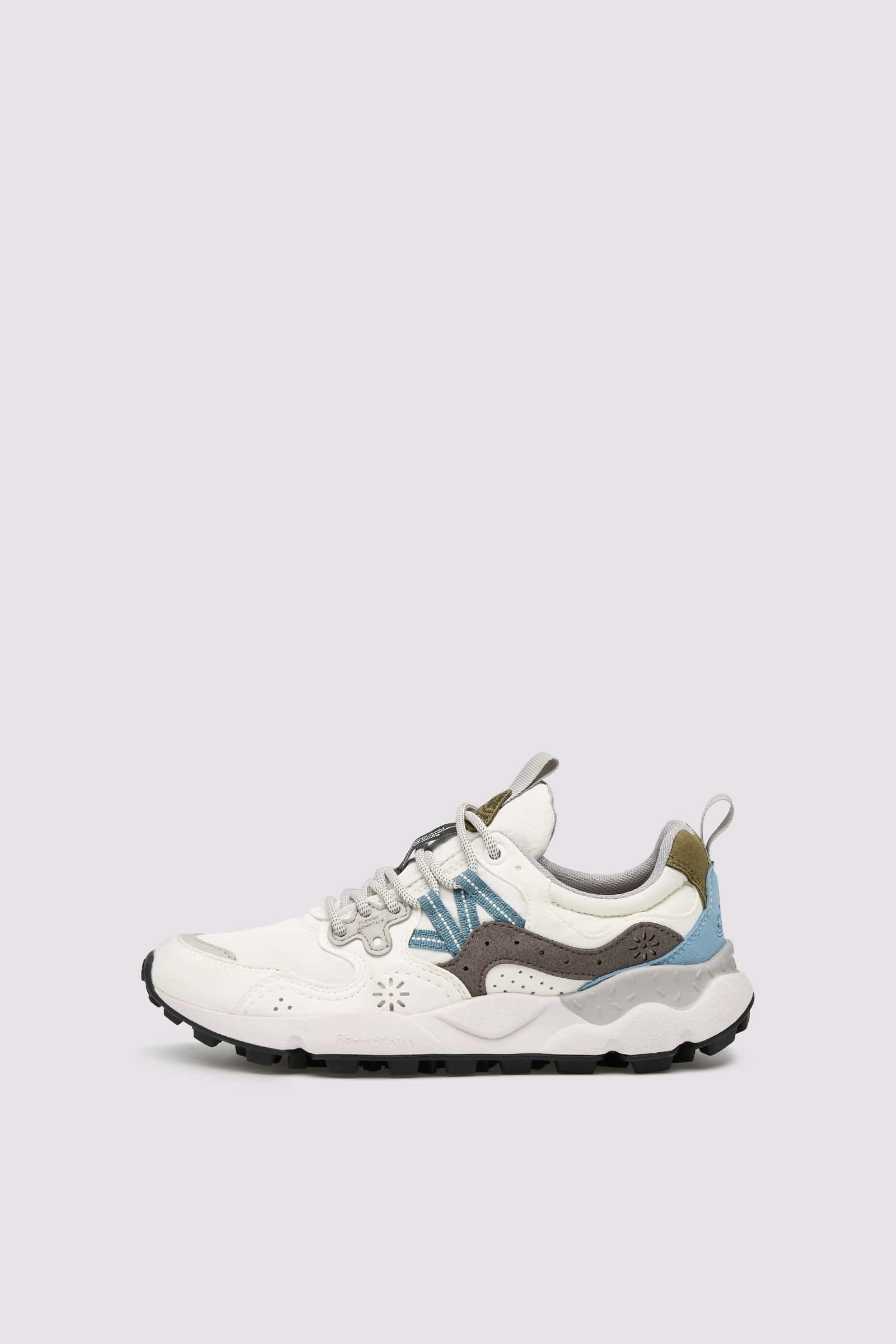 Basket Flower Mountain YAMANO 3 UNI KAISO Homme Blanche Grise | 824-IKHLRY