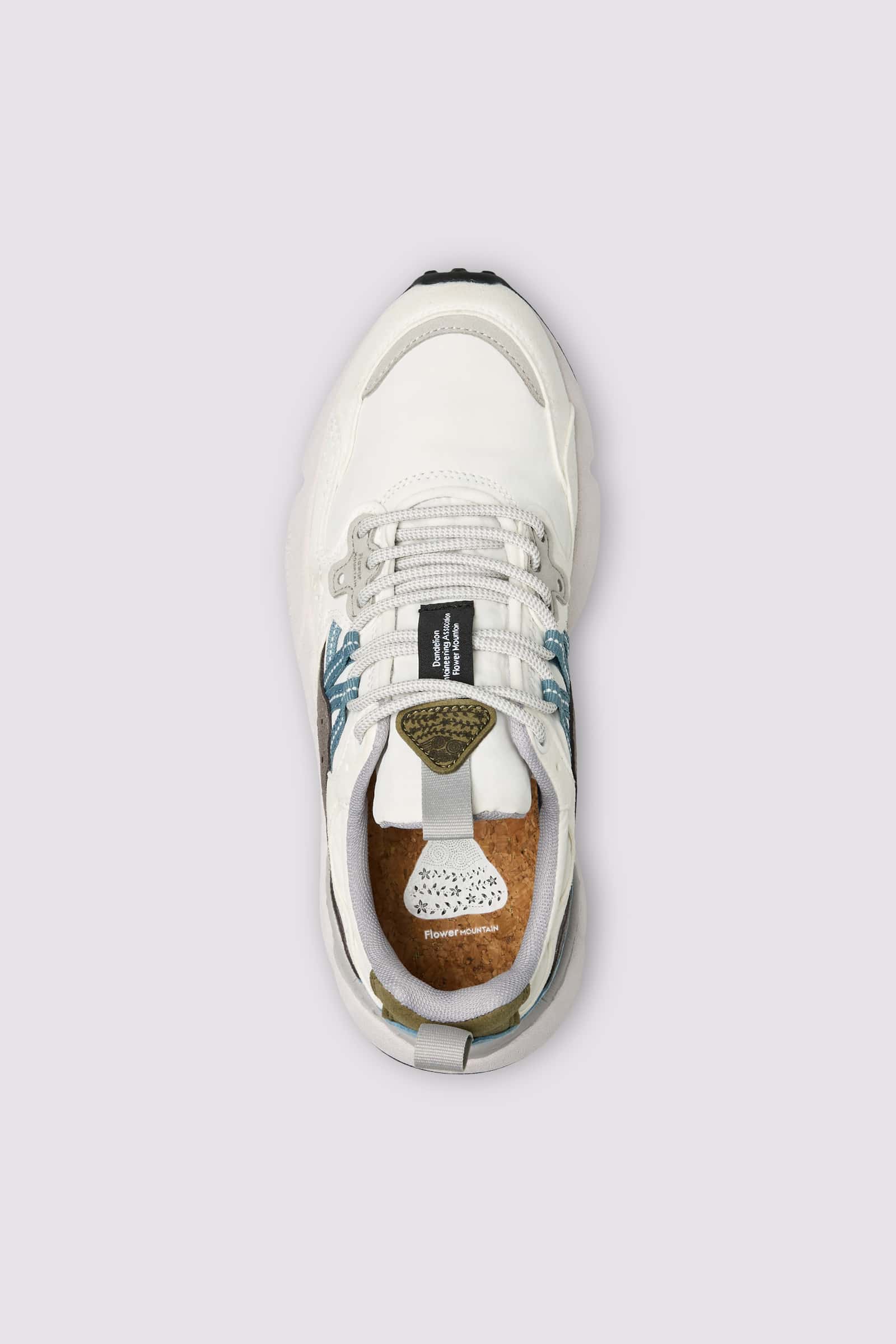 Basket Flower Mountain YAMANO 3 UNI KAISO Femme Blanche Grise | 528-JDLHRI