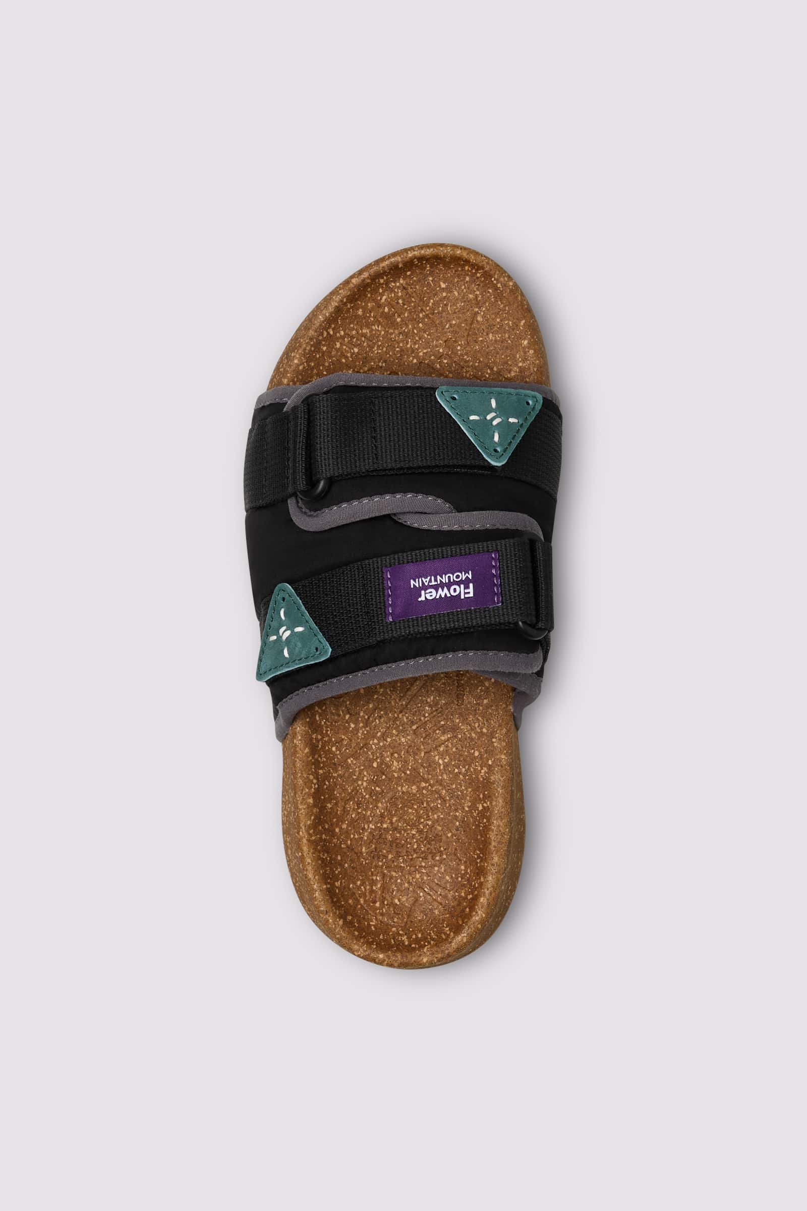 Chausson Flower Mountain NIWA SLIPPER UNI Homme Noir Grise | 901-UIXNFY