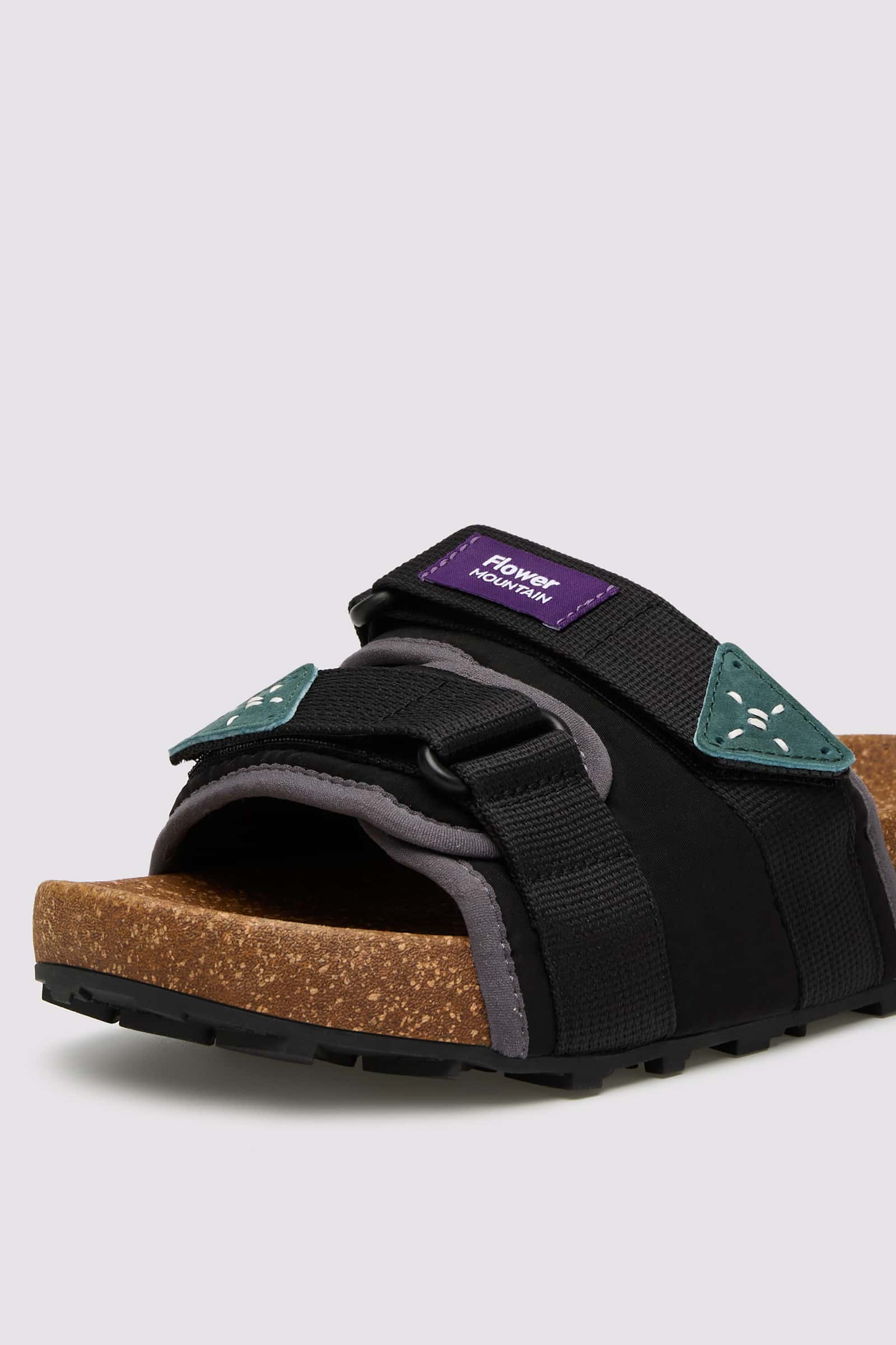 Chausson Flower Mountain NIWA SLIPPER UNI Homme Noir Grise | 901-UIXNFY