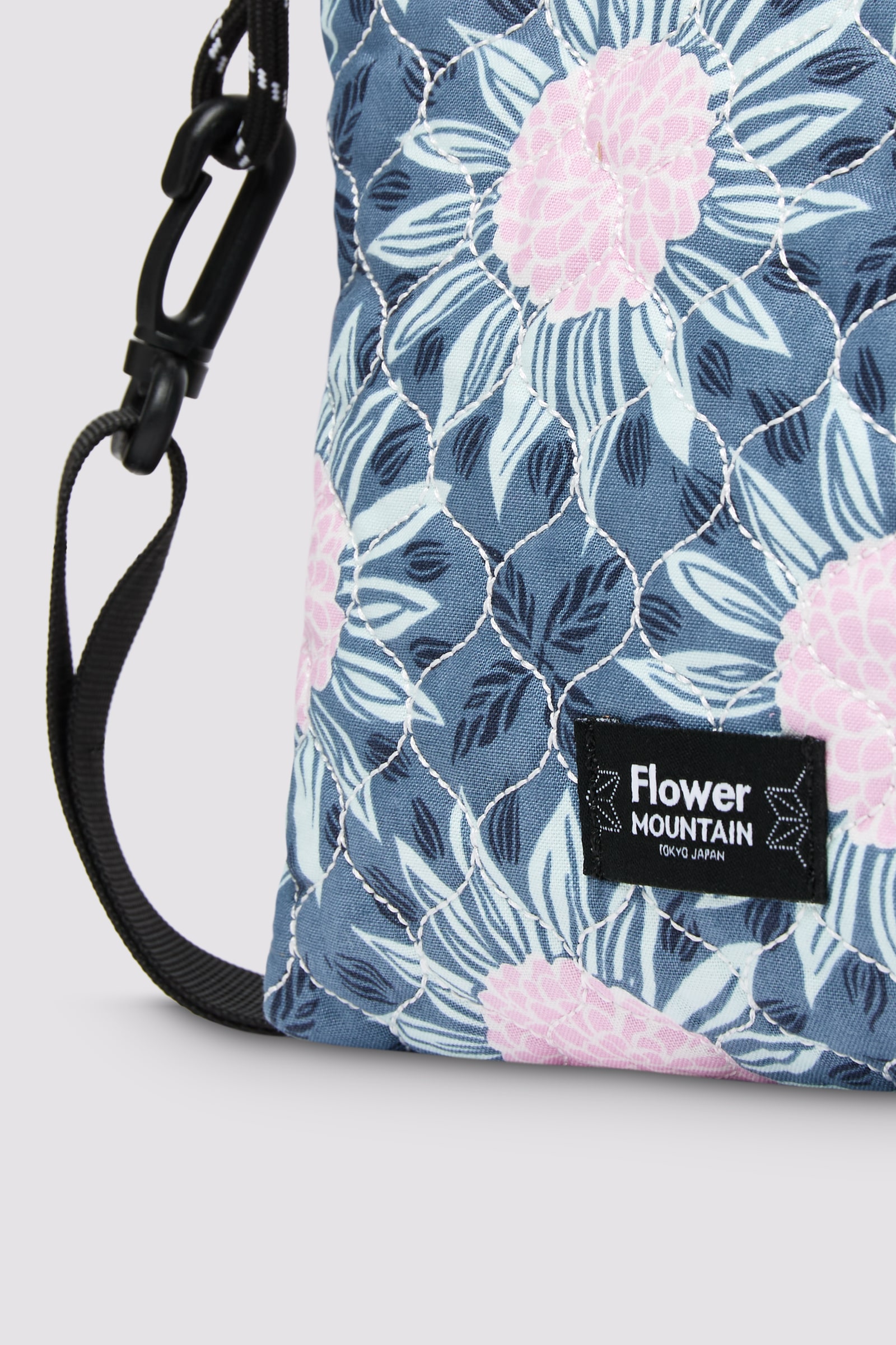 Sacs Flower Mountain POUCH BAG Femme Rose Bleu Clair | 956-BPXDCA