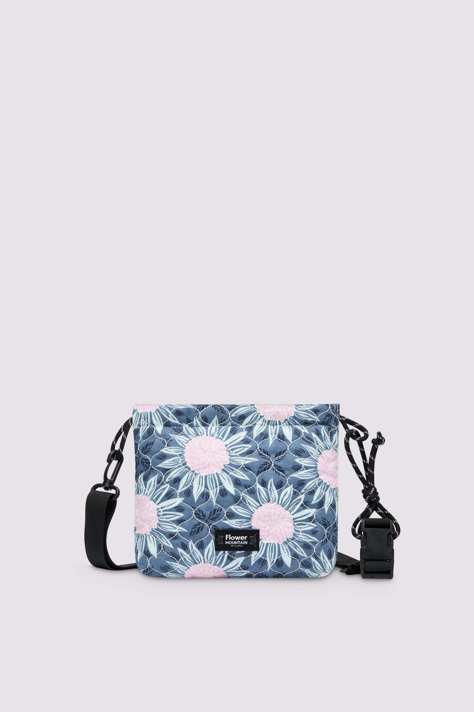 Sacs Flower Mountain POUCH BAG Femme Rose Bleu Clair | 956-BPXDCA