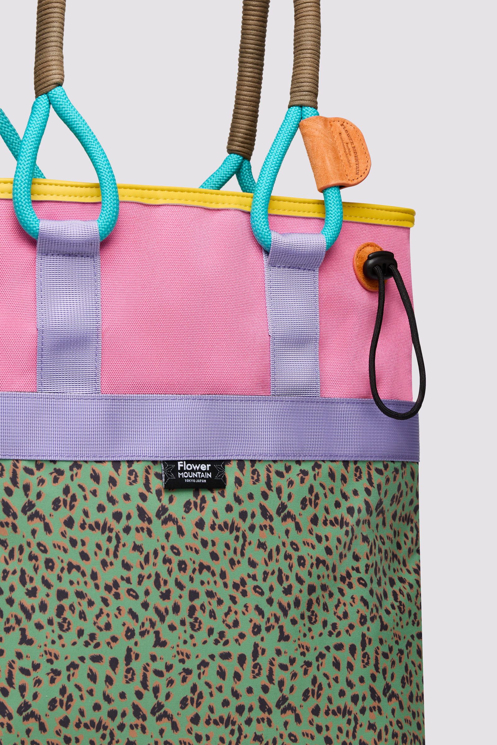 Sacs Flower Mountain TOTE BAG Femme Rose | 643-RYFMHI